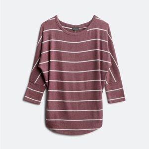 Market & Spruce brushed knit 3/4 sleeve top